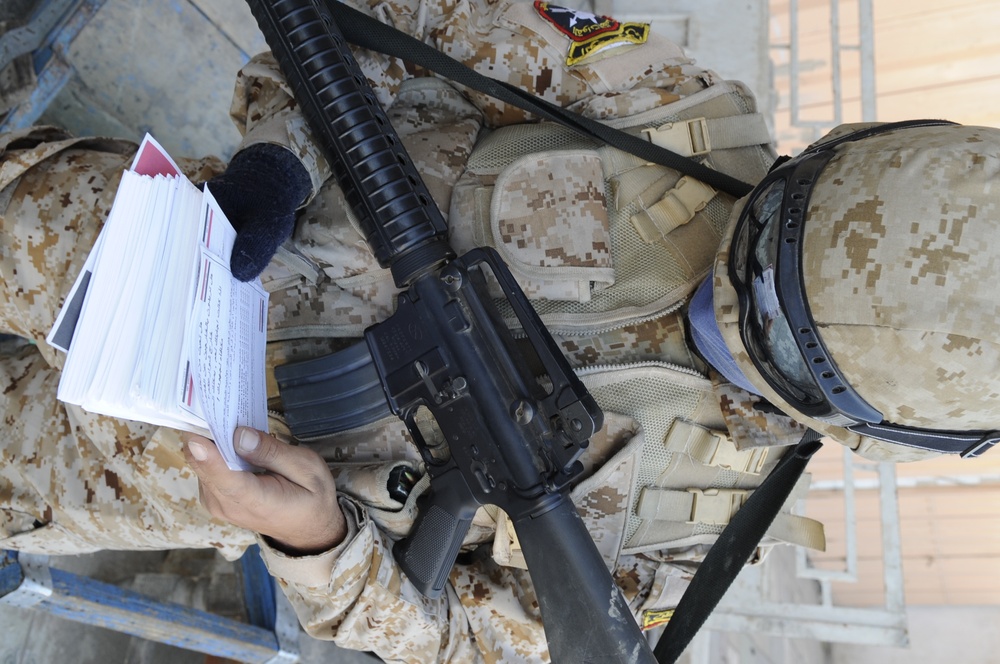 Patrol in Baghdad, Iraq