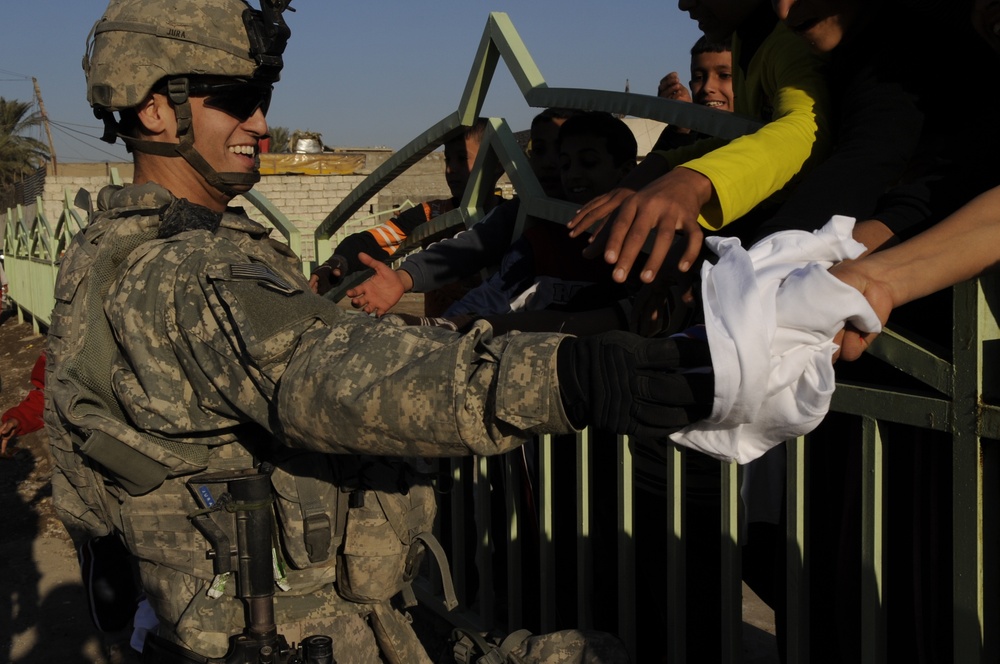 Patrol in Baghdad, Iraq