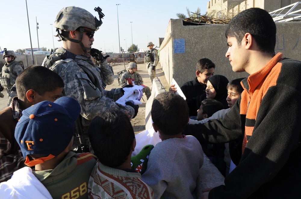 Patrol in Baghdad, Iraq