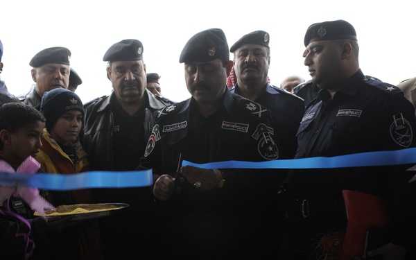 New Iraqi Police station opens at Arab Ja Bur in Rashid, Iraq