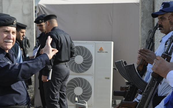 New Iraqi Police station opens at Arab Ja Bur in Rashid, Iraq