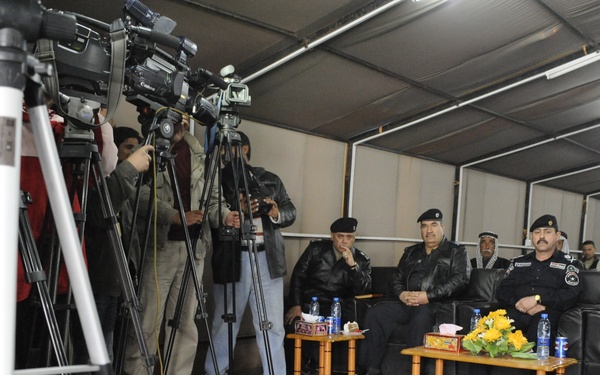 New Iraqi Police station opens at Arab Ja Bur in Rashid, Iraq