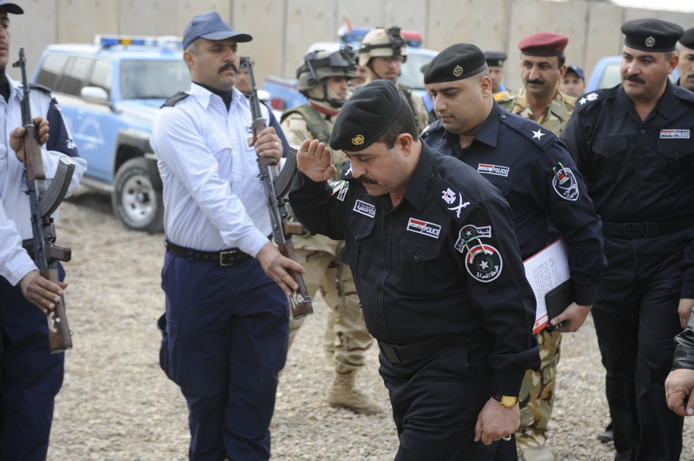 New Iraqi Police station opens at Arab Ja Bur in Rashid, Iraq