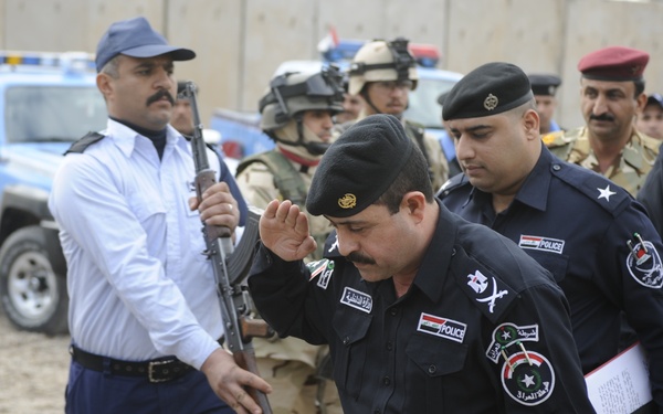 New Iraqi Police station opens at Arab Ja Bur in Rashid, Iraq