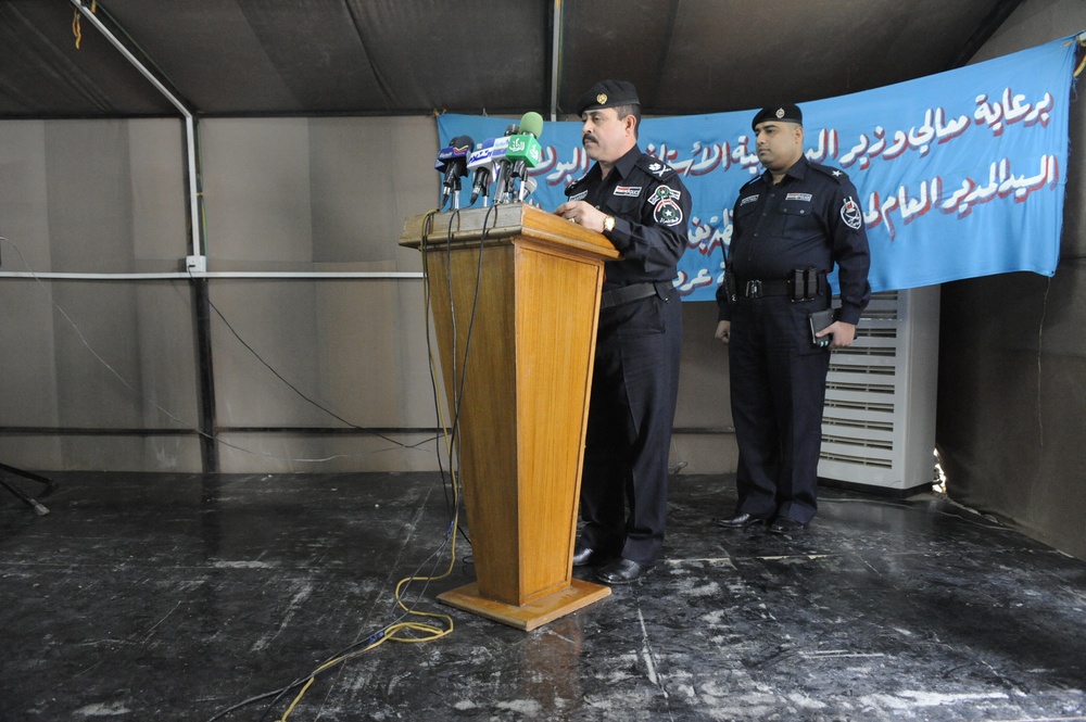 New Iraqi Police station opens at Arab Ja Bur in Rashid, Iraq