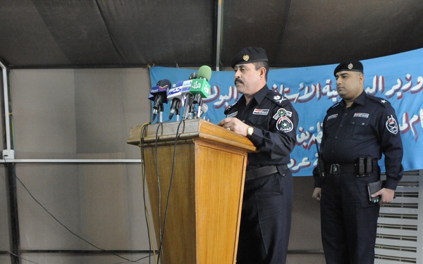 New Iraqi Police station opens at Arab Ja Bur in Rashid, Iraq