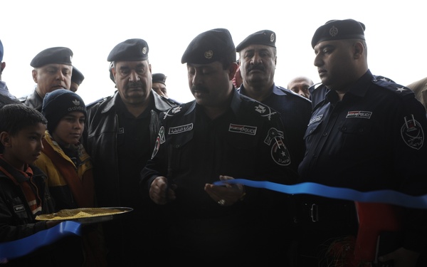 New Iraqi Police station opens at Arab Ja Bur in Rashid, Iraq
