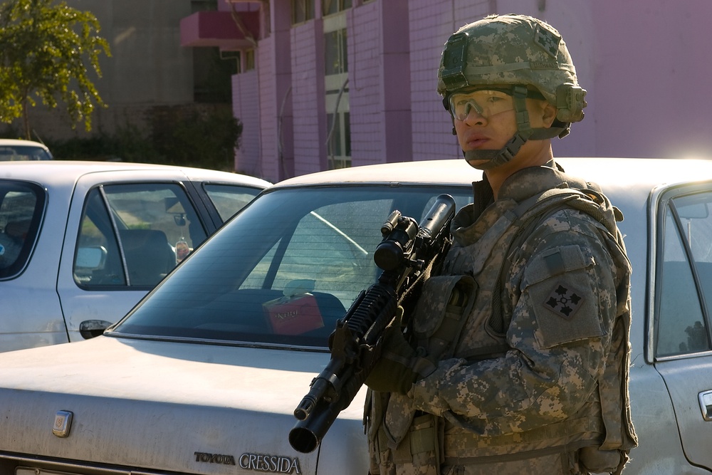 The Al Rashid District of Baghdad, Iraq