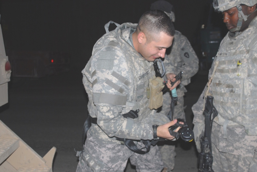 Support Soldiers keep supply lines safe