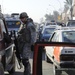 Traffic patrol in Baghdad Iraq