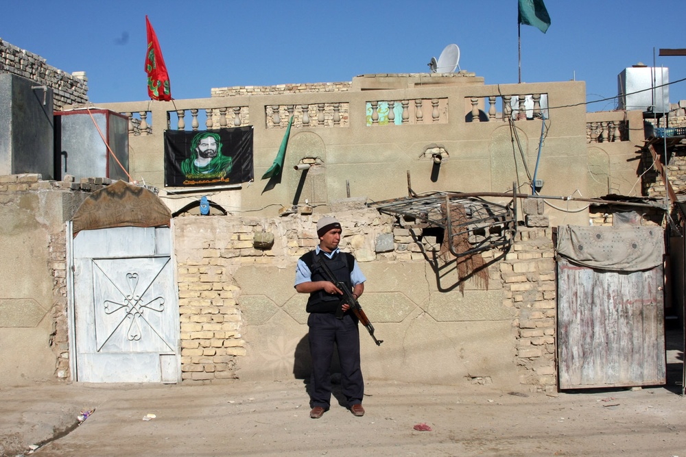 Wolfhounds, Iraqi Police secure Ashura holiday observations