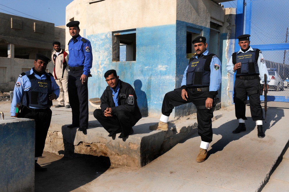 Patrol in the Al Amnal District in Basra, Iraq