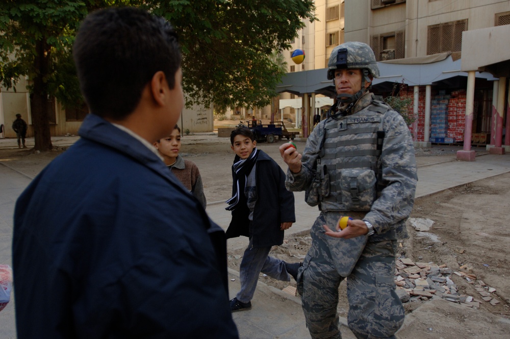 Airmen, Volunteers Foster Community Relations in International Zone