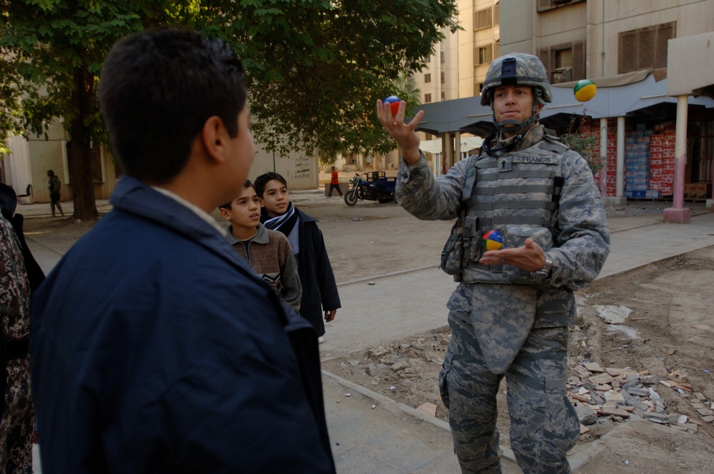 Airmen, Volunteers Foster Community Relations in International Zone