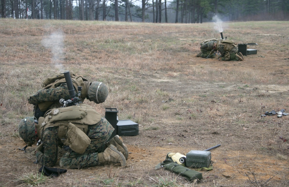 Battalion Landing Team, 3rd Battalion, 2nd Marine Regiment Marines Rock Ranges at Fort Pickett