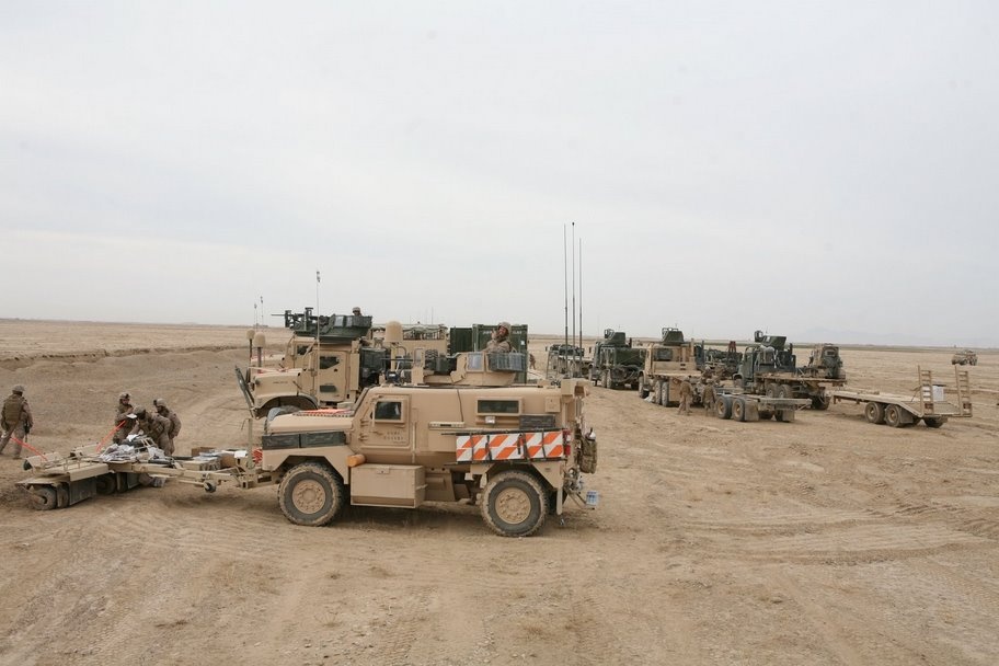 Marine logistics patrol pushes through IEDs, insurgent attacks in Afghanistan