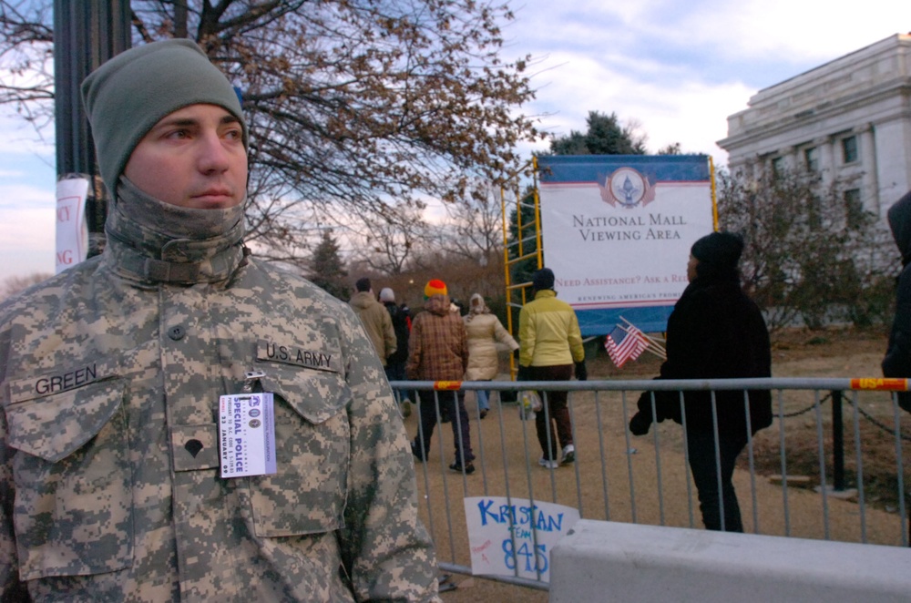 Maryland National Guard Assist with the Inauguration