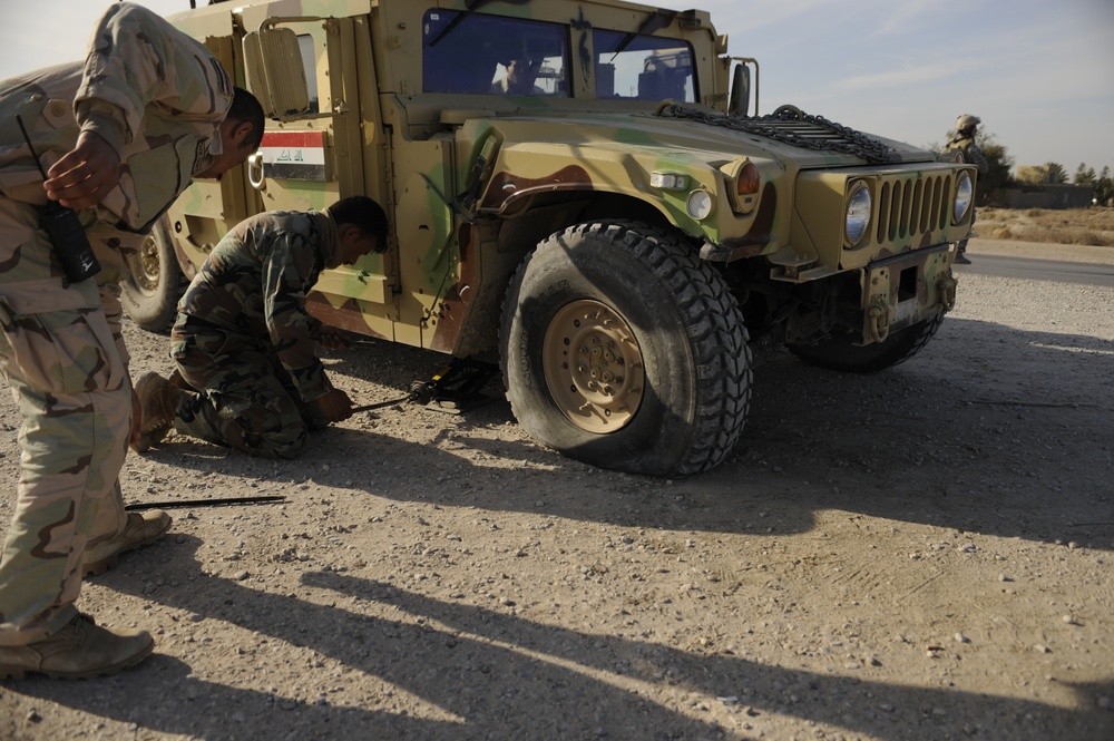 Patrol in Shamiyah, Iraq