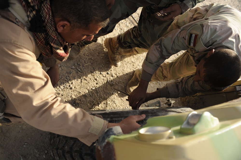 Patrol in Shamiyah, Iraq