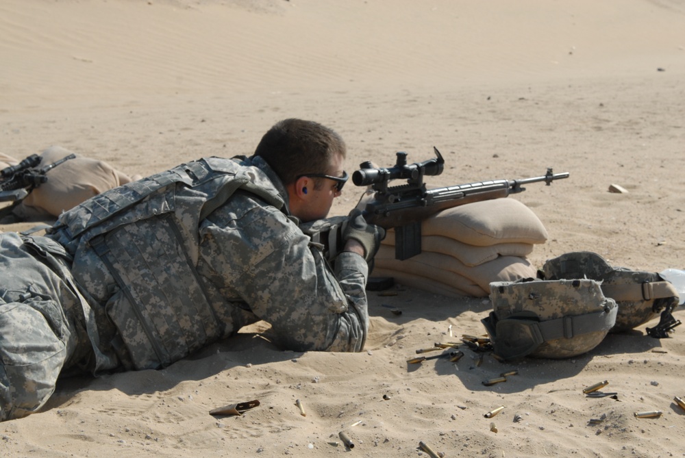 DVIDS - Images - 4-9 Cavalry Marksmen 'aim' to Improve Skills