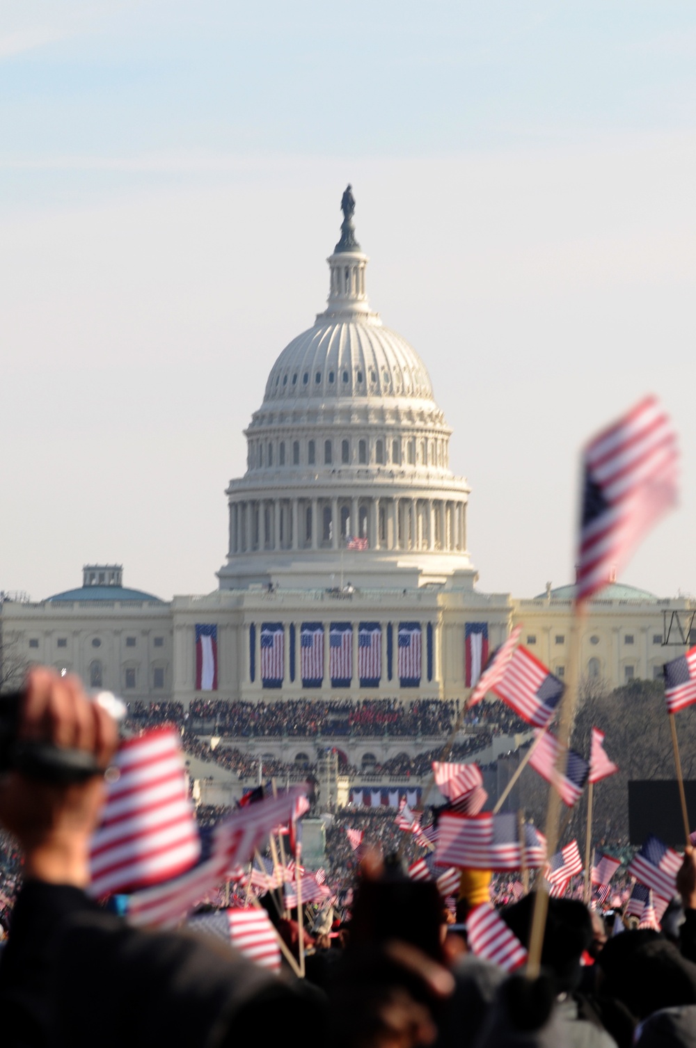 Handling the crowds during the presidential inauguration