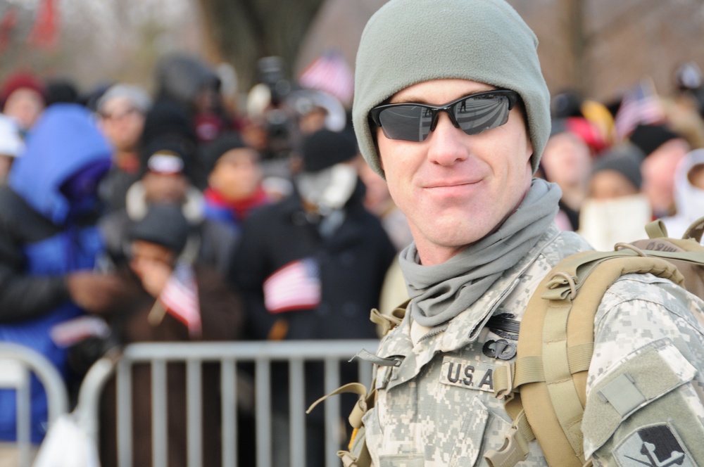 Handling the crowds during the presidential inauguration