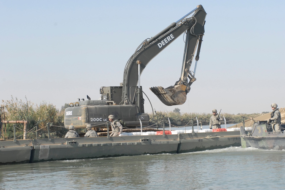 Naval Mobile Construction Battalion 27 river action