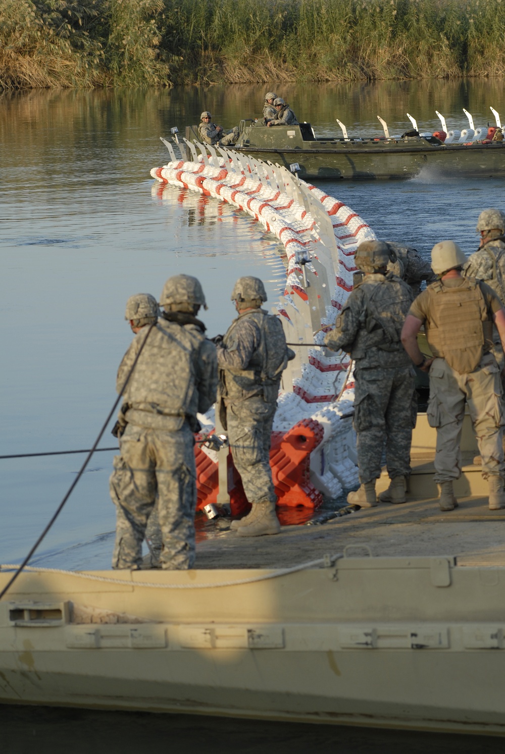 Naval Mobile Construction Battalion 27 river action