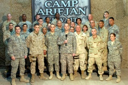 Deployed Soldiers Attend Commander in Chief's Ball Via Satellite