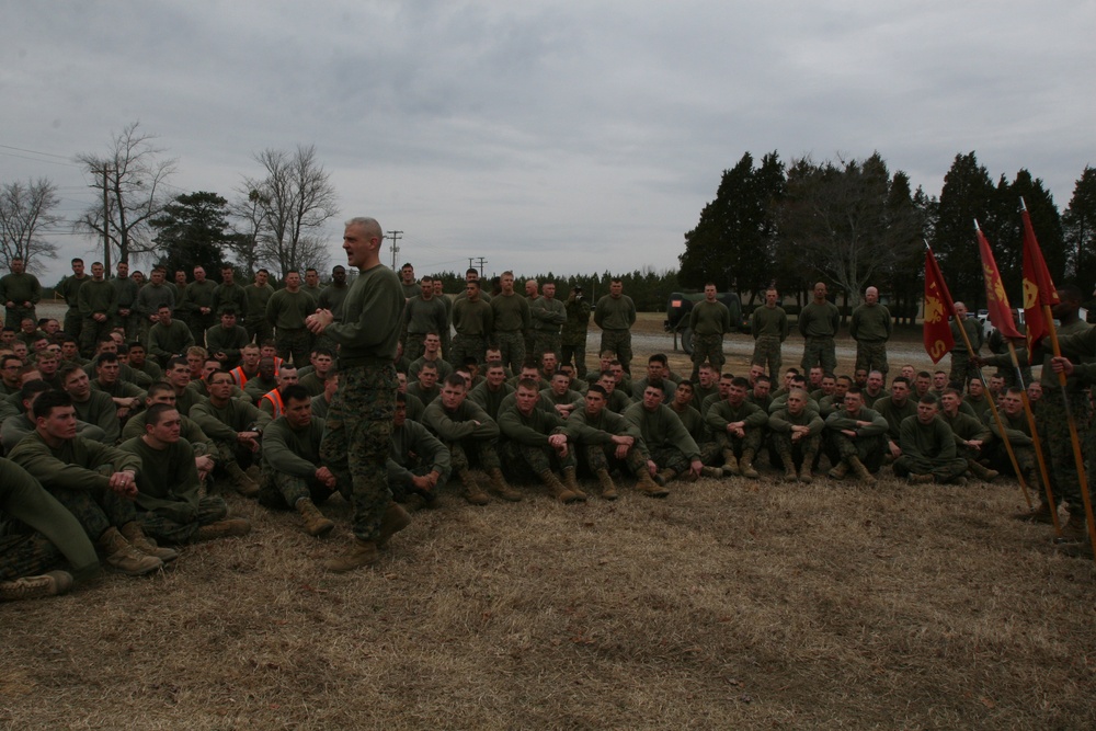 22nd Marine Expeditionary Unit Builds Camaraderie, Unit Cohesion Aboard Fort Pickett