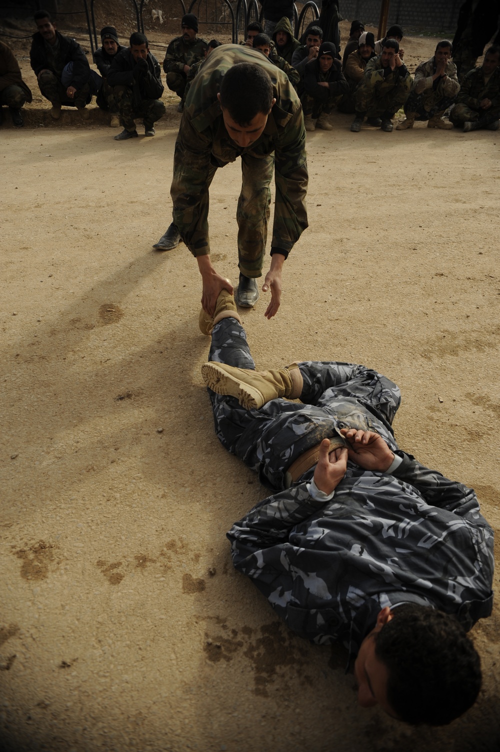 Mosul public service academy police training