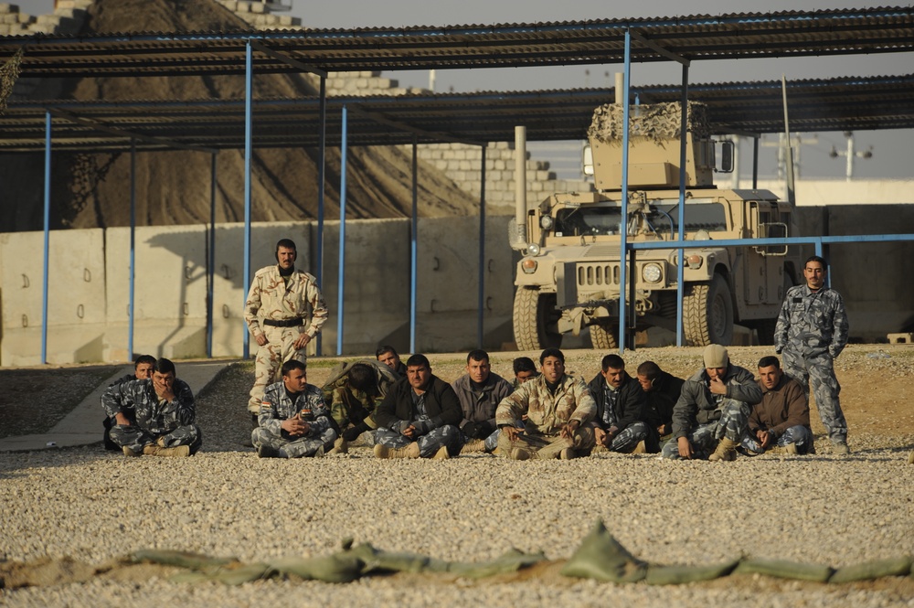 Mosul public service academy police training