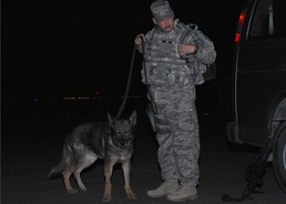 Security Forces Handler and K-9 Head to Iraq