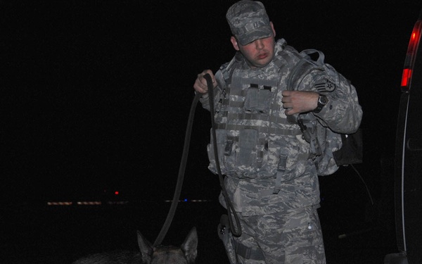 Security Forces Handler and K-9 Head to Iraq