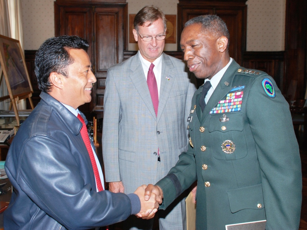 Africom Commander Strengthens U.S. Relationship With Madagascar