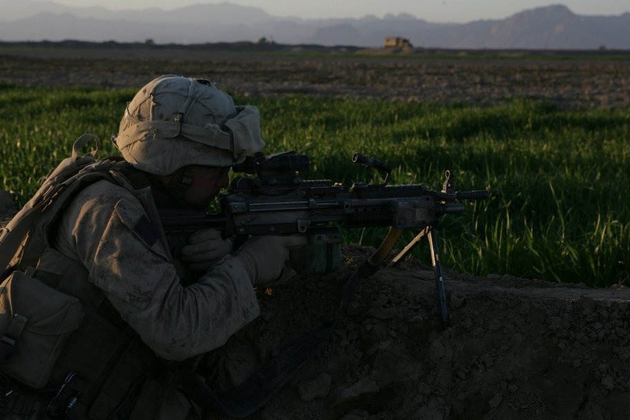 Marines Construct and Guard Combat Outposts
