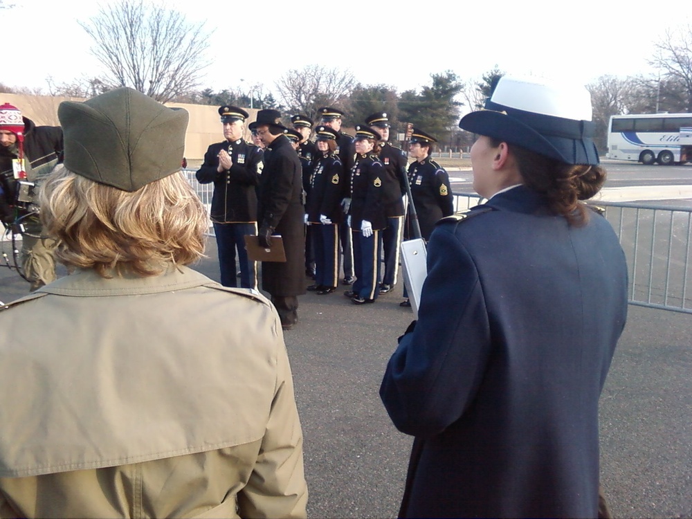 Armed Forces Inauguration Committee Facilitates Army Field Band Interview