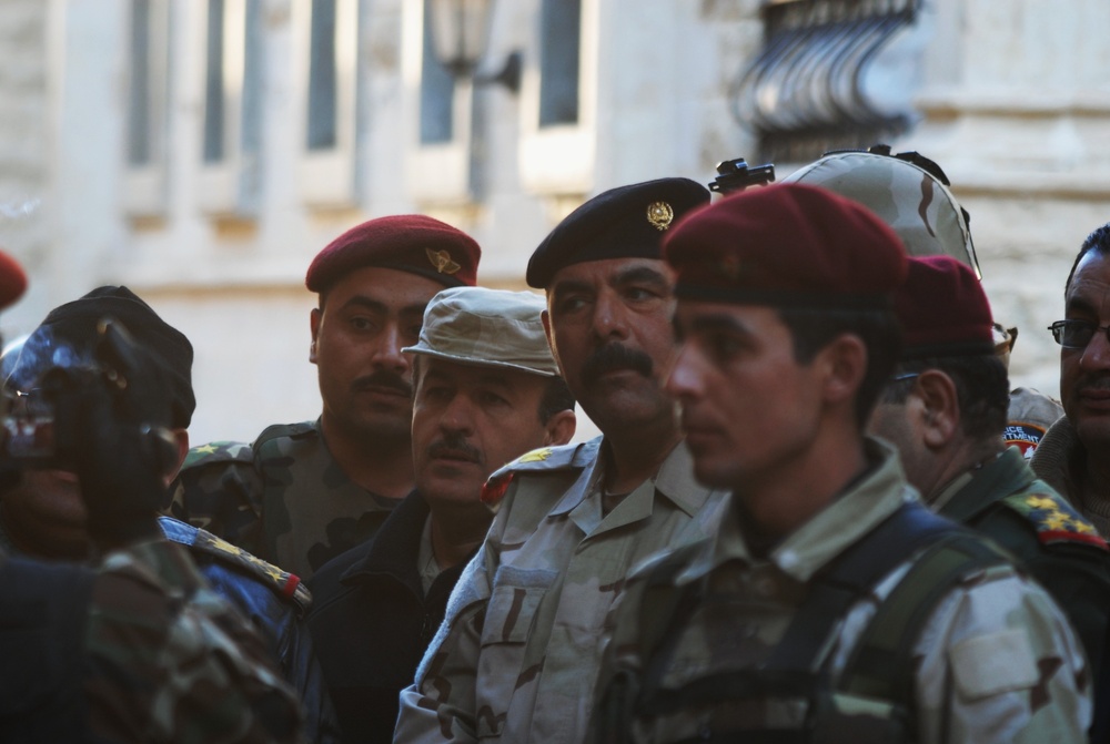 Ninewa Operations Command commander tours ancient monastery