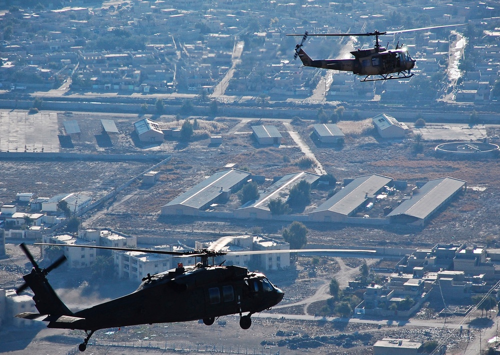 Iraqi air force partners with Combat Aviation Brigade, 4th Infantry Division for aviation missions in Baghdad