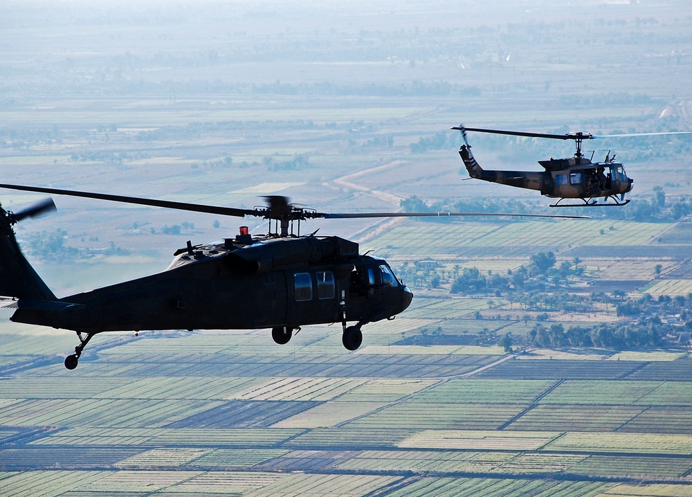 Iraqi air force partners with Combat Aviation Brigade, 4th Infantry Division for aviation missions in Baghdad