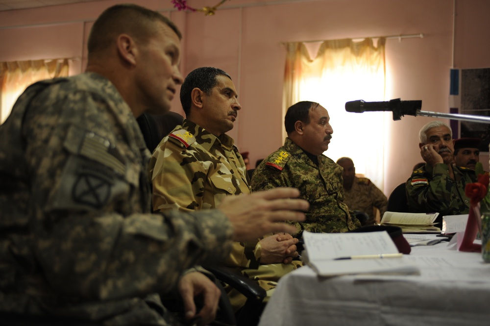 Sons of Iraq turnover meeting