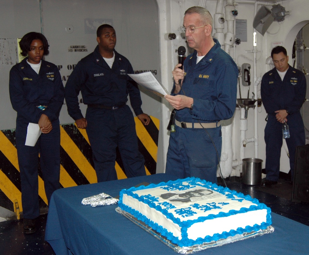 Remarks during a cake-cutting ceremony