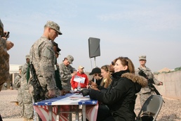 Olympic Heroes Tour visits 172nd Soldiers