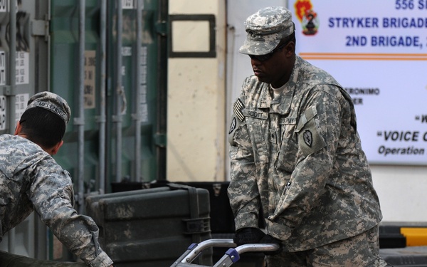 Re-deployment from Forward Operating Base Taji