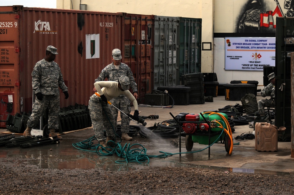 Re-deployment from Forward Operating Base Taji