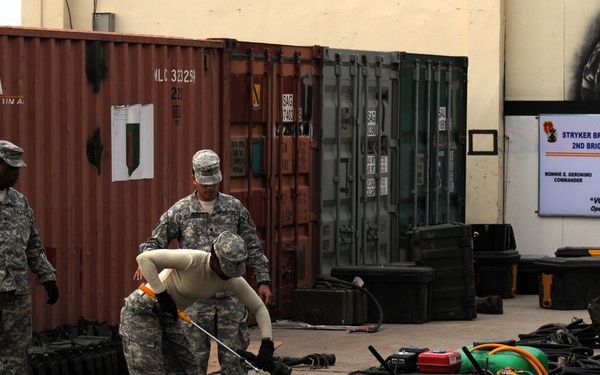 Re-deployment from Forward Operating Base Taji