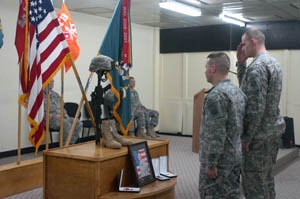 Paratroopers honor fallen comrade