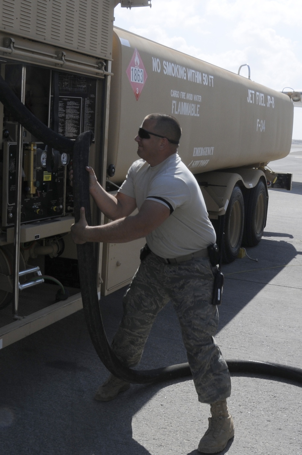 Fuels Non-commissioned Officer Keeps Gas Flowing