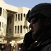 Patrol in the Al Rissala market in Mosul