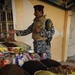 Patrol in the Al Rissala market in Mosul